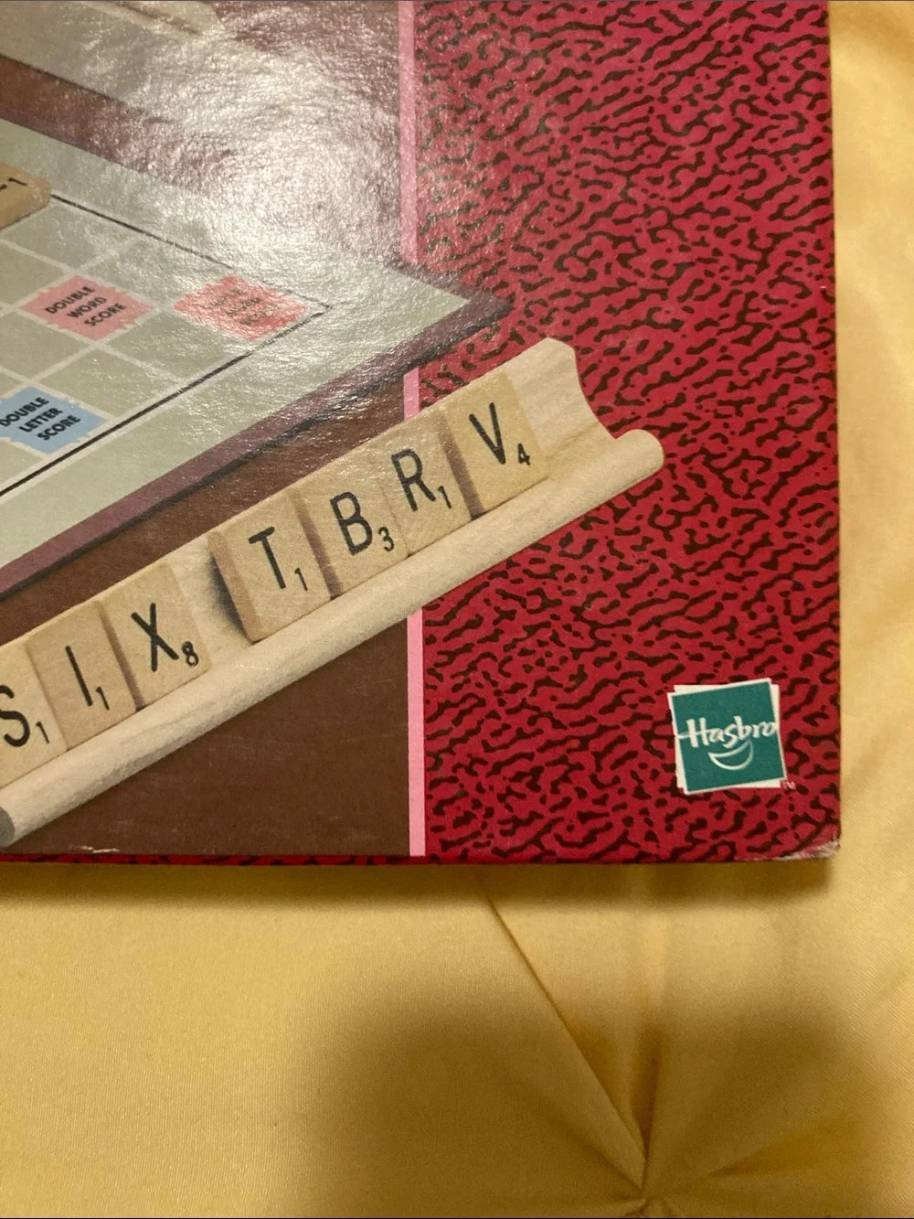 Scrabble Crossword Game - Scrabble Brand Red Box with Tan Tiles